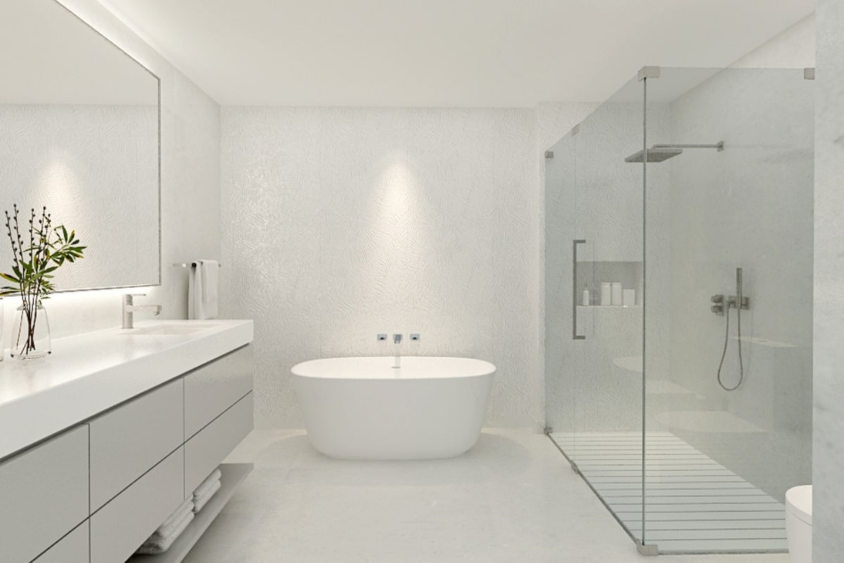 Brickell Beach Front Master Bathroom Remodel