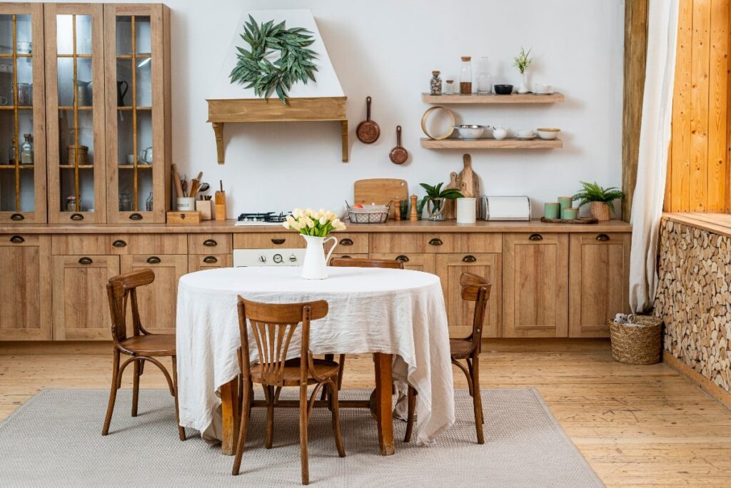 Living dinner room farmhouse